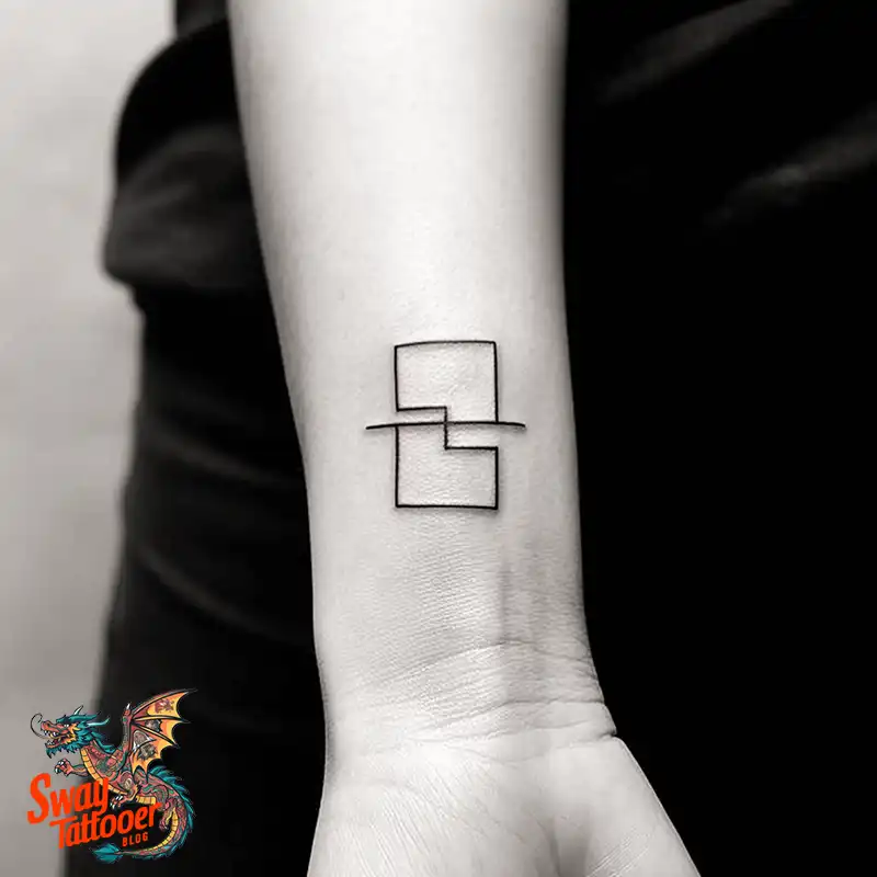 70 Rectangle Tattoo Ideas: Geometric Art & Bold Statement 37 rectangle tattoo
