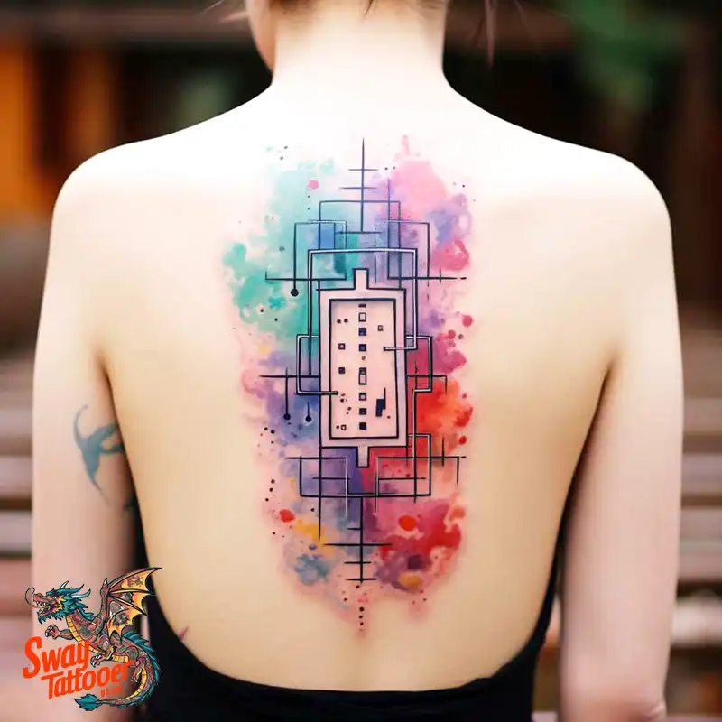 70 Rectangle Tattoo Ideas: Geometric Art & Bold Statement 64 rectangle tattoo