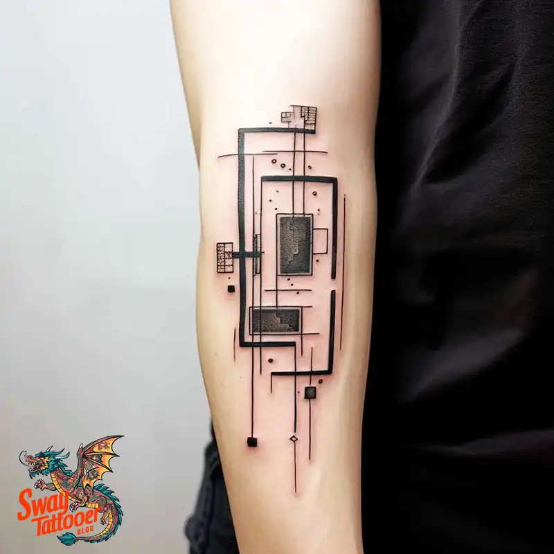 70 Rectangle Tattoo Ideas: Geometric Art & Bold Statement 29 rectangle tattoo
