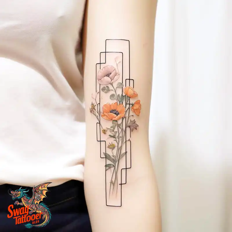 70 Rectangle Tattoo Ideas: Geometric Art & Bold Statement 22 rectangle tattoo
