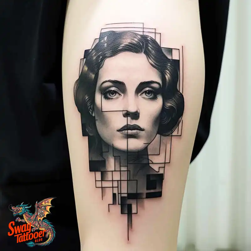 70 Rectangle Tattoo Ideas: Geometric Art & Bold Statement 5 rectangle tattoo