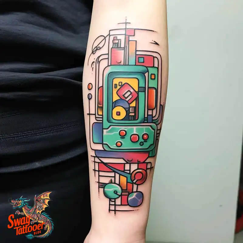 70 Rectangle Tattoo Ideas: Geometric Art & Bold Statement 15 rectangle tattoo