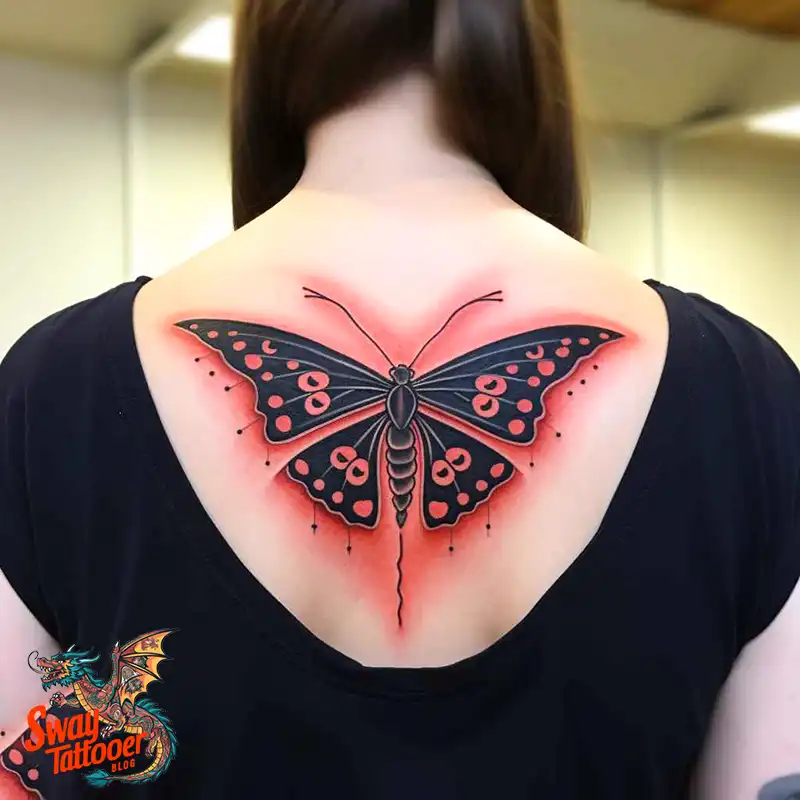 50 Red Butterfly Tattoo Design Ideas: Beauty & Symbolism 51 red butterfly tattoo