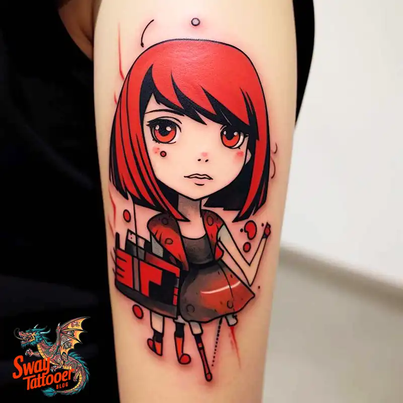 50 Red Ink Tattoo Ideas: Bold, Beautiful & Unique Designs 37 red ink tattoo