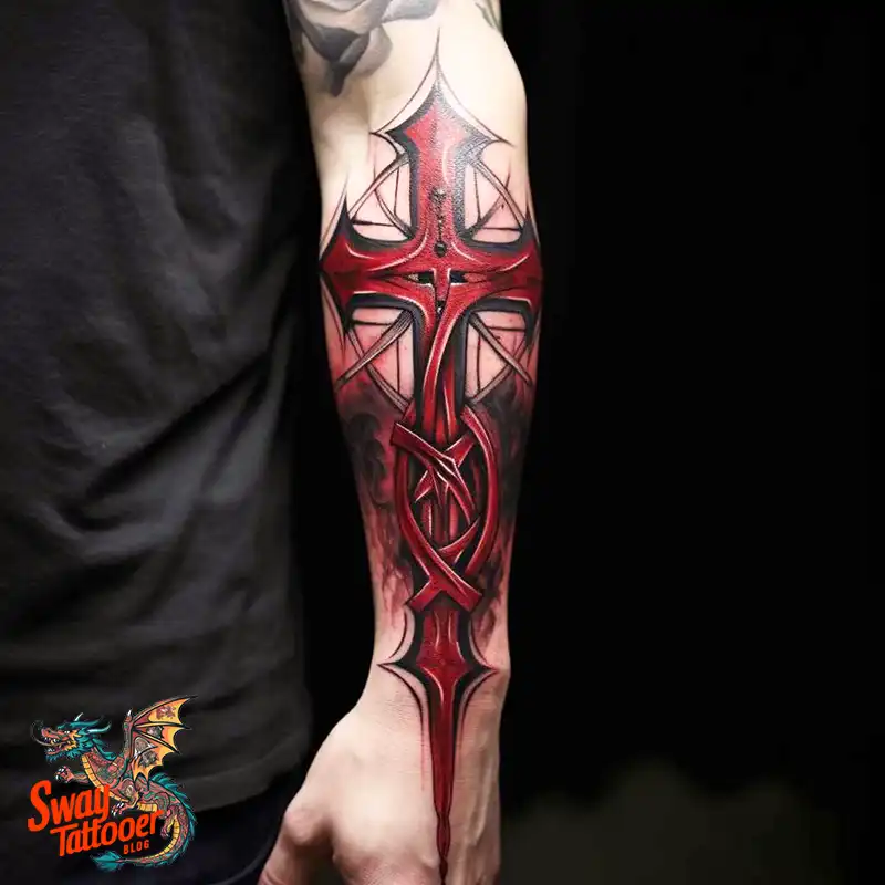 50 Red Ink Tattoo Ideas: Bold, Beautiful & Unique Designs 31 red ink tattoo