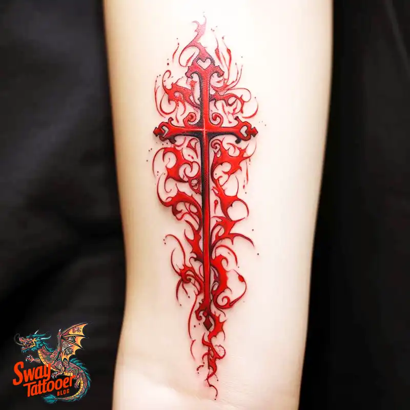 50 Red Ink Tattoo Ideas: Bold, Beautiful & Unique Designs 29 red ink tattoo