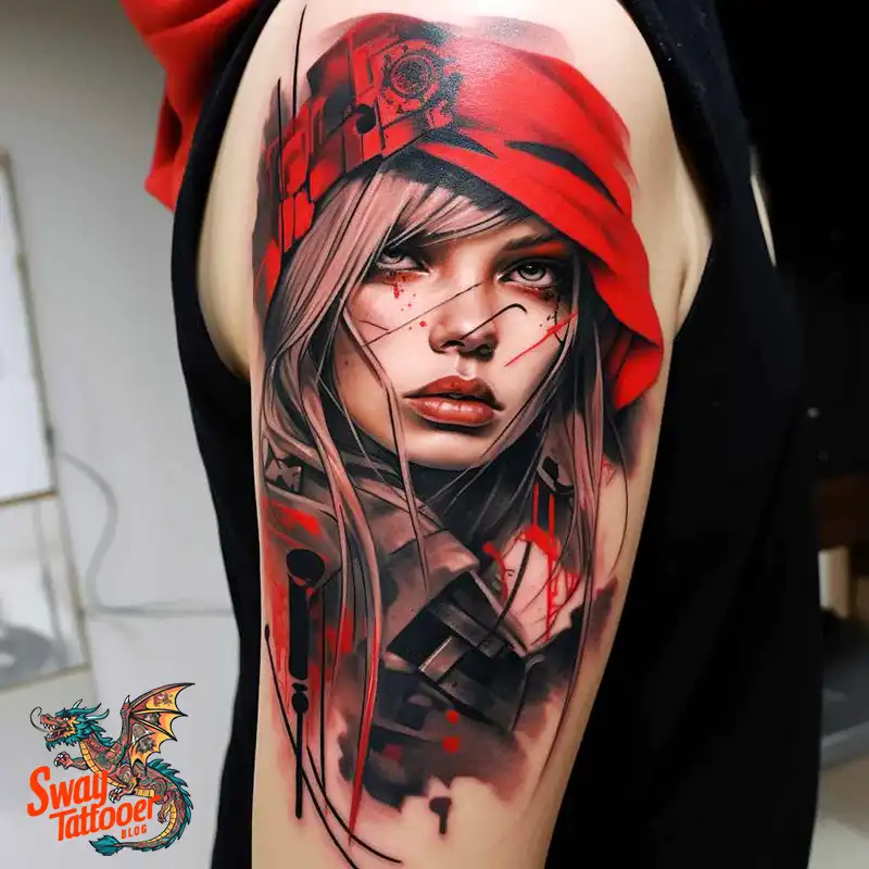 50 Red Ink Tattoo Ideas: Bold, Beautiful & Unique Designs 27 red ink tattoo