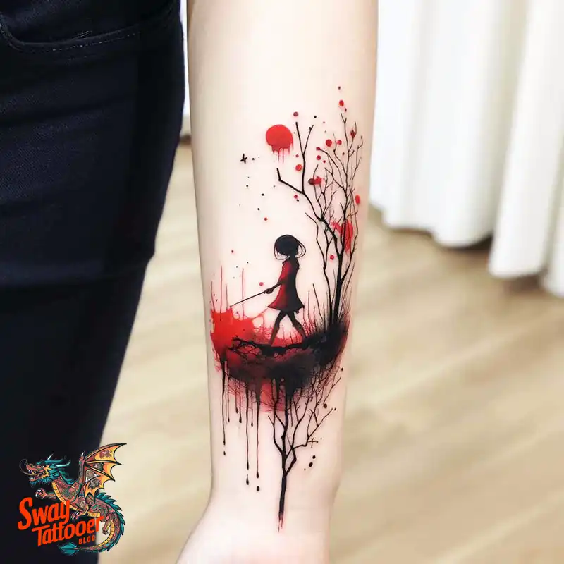 50 Red Ink Tattoo Ideas: Bold, Beautiful & Unique Designs 20 red ink tattoo