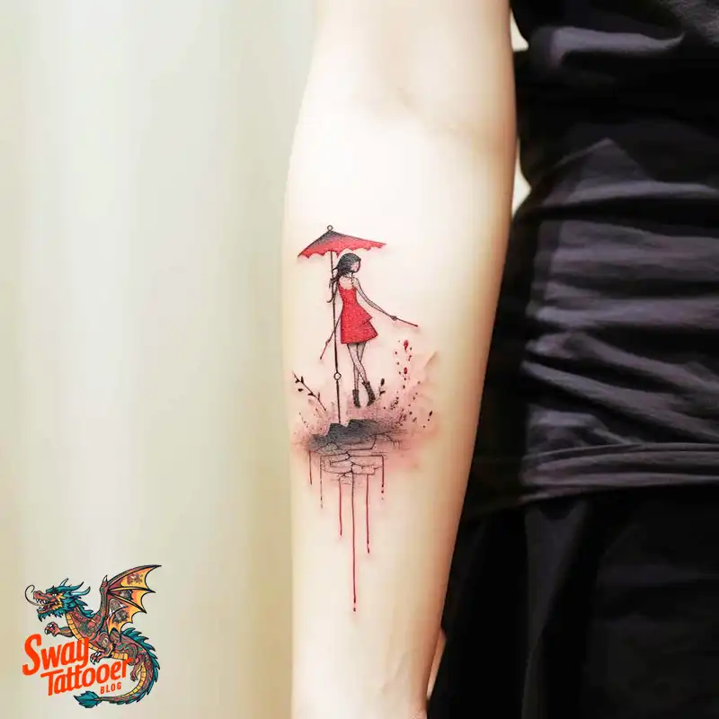 50 Red Ink Tattoo Ideas: Bold, Beautiful & Unique Designs 21 red ink tattoo
