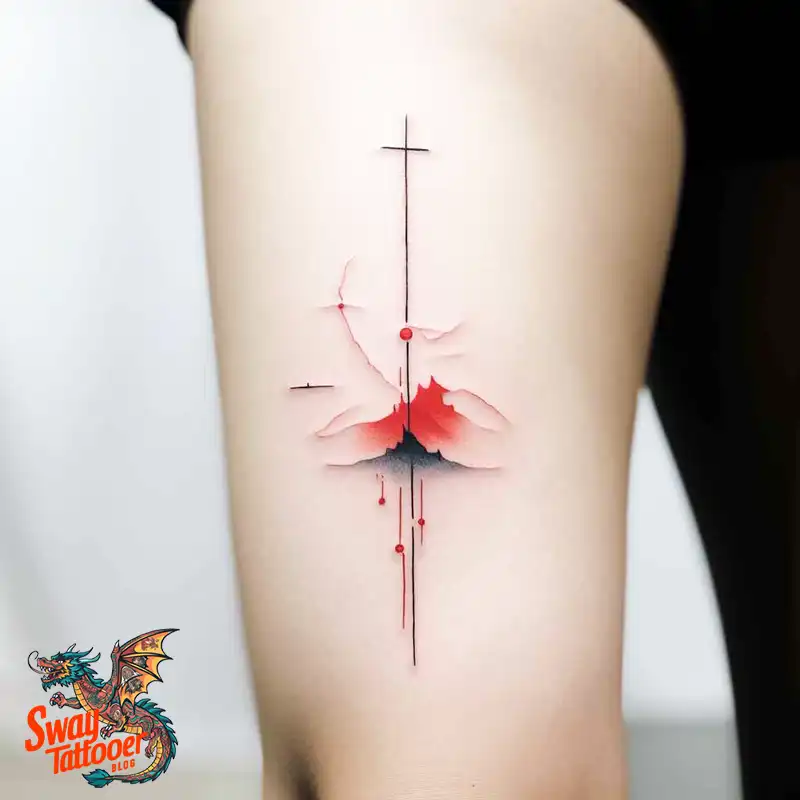 50 Red Ink Tattoo Ideas: Bold, Beautiful & Unique Designs 18 red ink tattoo