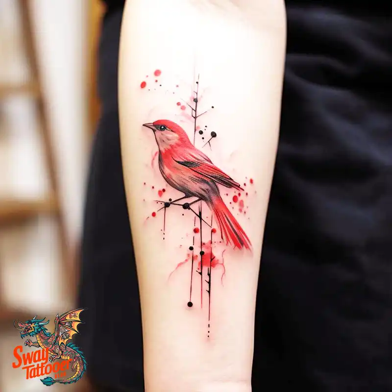 50 Red Ink Tattoo Ideas: Bold, Beautiful & Unique Designs 17 red ink tattoo