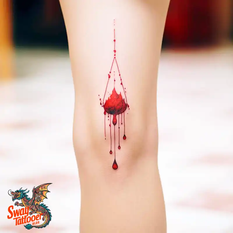 50 Red Ink Tattoo Ideas: Bold, Beautiful & Unique Designs 13 red ink tattoo