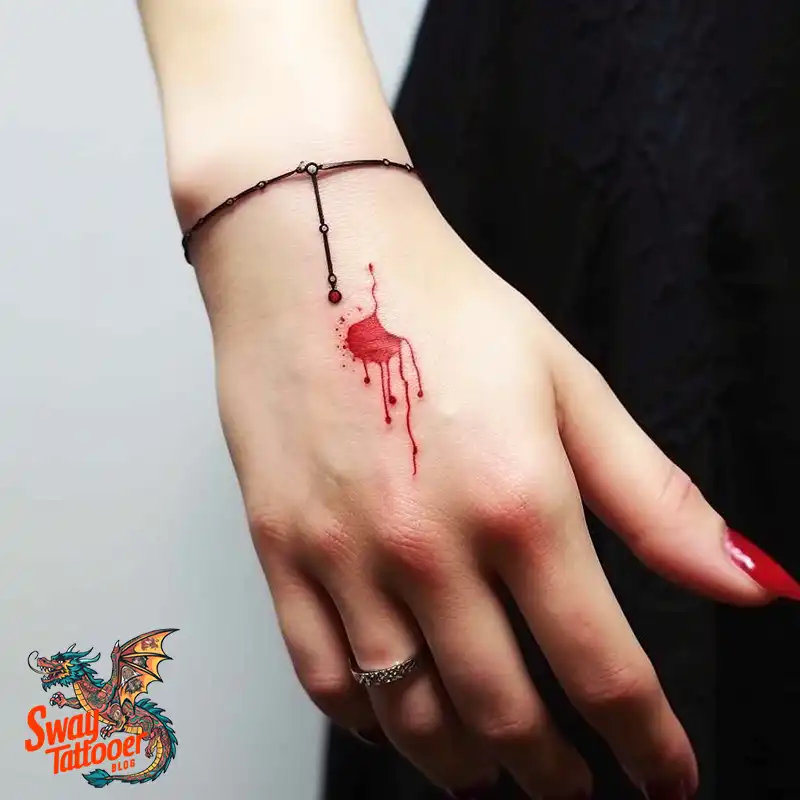 50 Red Ink Tattoo Ideas: Bold, Beautiful & Unique Designs 1 red ink tattoo