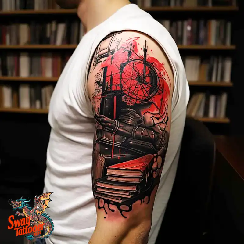 50 Red Ink Tattoo Ideas: Bold, Beautiful & Unique Designs 44 red ink tattoo