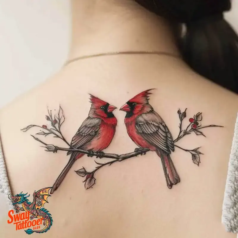 70 Small Red Cardinal Tattoo Designs: Ink Art Ideas 67 red cardinal tattoo