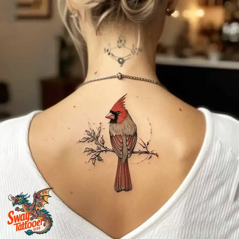 70 Small Red Cardinal Tattoo Designs: Ink Art Ideas 53 red cardinal tattoo