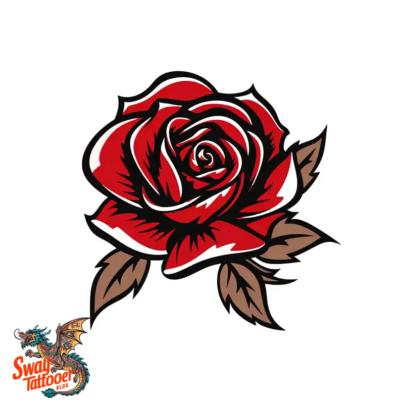 70 Awesome Red Rose Tattoo Design Ideas for 44 red rose tattoo