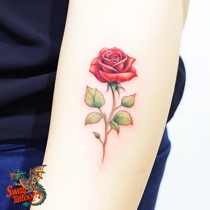 70 Awesome Red Rose Tattoo Design Ideas for 36 red rose tattoo