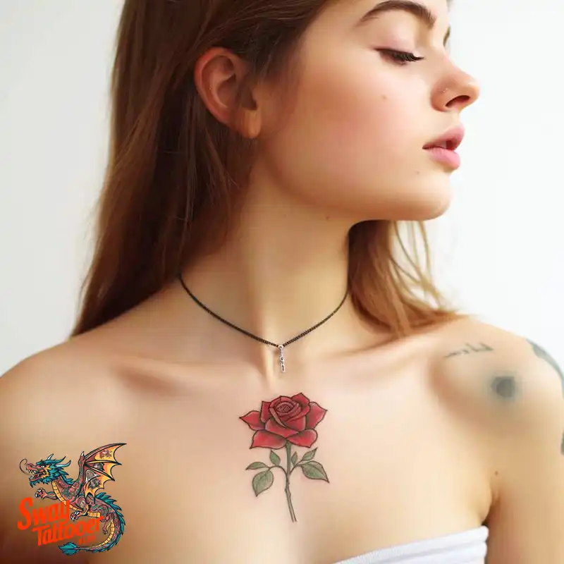70 Awesome Red Rose Tattoo Design Ideas for 25 red rose tattoo