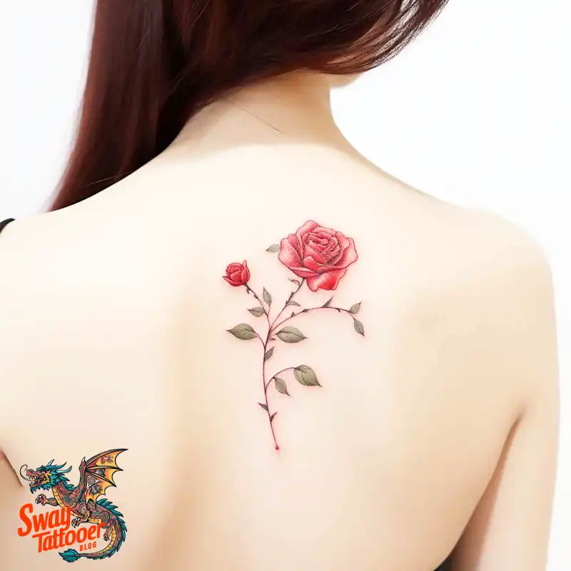 70 Awesome Red Rose Tattoo Design Ideas for 21 red rose tattoo