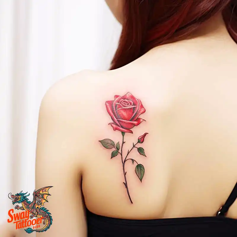 70 Awesome Red Rose Tattoo Design Ideas for 22 red rose tattoo