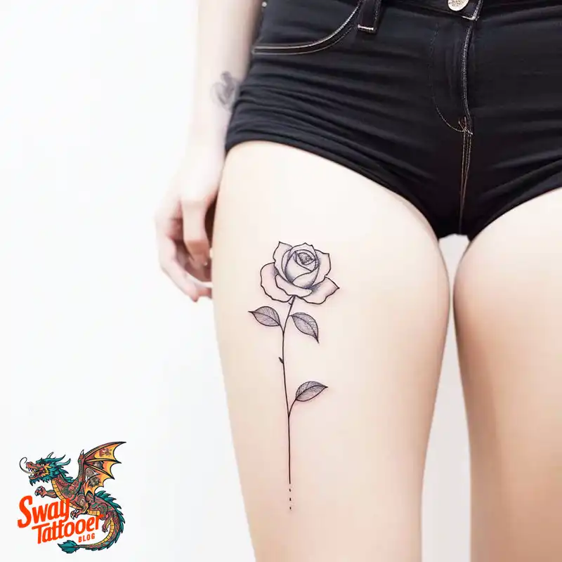 70 Awesome Red Rose Tattoo Design Ideas for 14 red rose tattoo