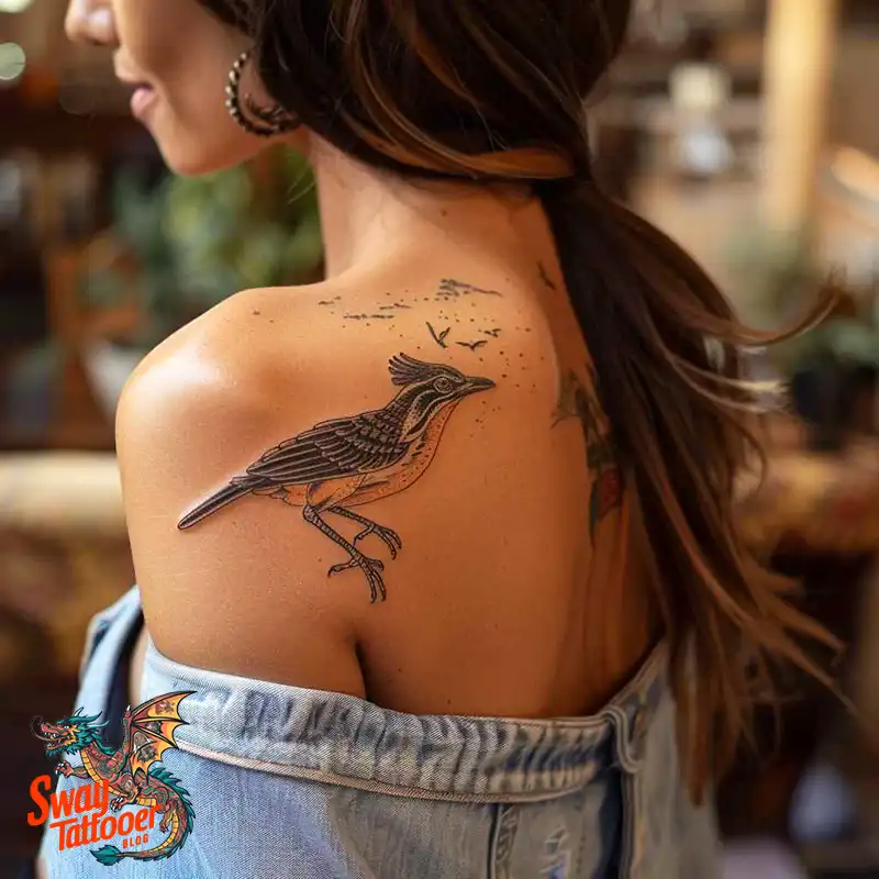 100 Roadrunner Tattoo Design Ideas: Speed & Spirit in Ink 24 roadrunner tattoo