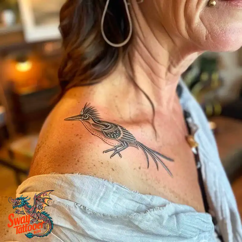 100 Roadrunner Tattoo Design Ideas: Speed & Spirit in Ink 22 roadrunner tattoo