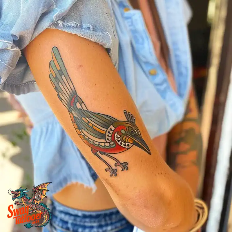 100 Roadrunner Tattoo Design Ideas: Speed & Spirit in Ink 19 roadrunner tattoo