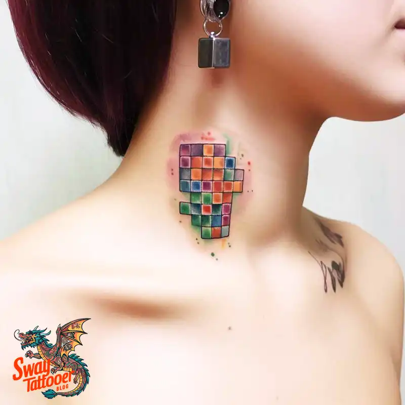 50 Rubik's Cube Tattoo Design Ideas: Ink for Puzzle Enthusiasts 36 rubiks cube tattoo
