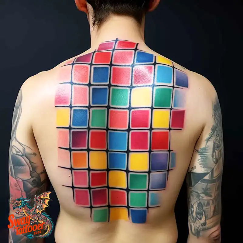 50 Rubik's Cube Tattoo Design Ideas: Ink for Puzzle Enthusiasts 5 rubiks cube tattoo