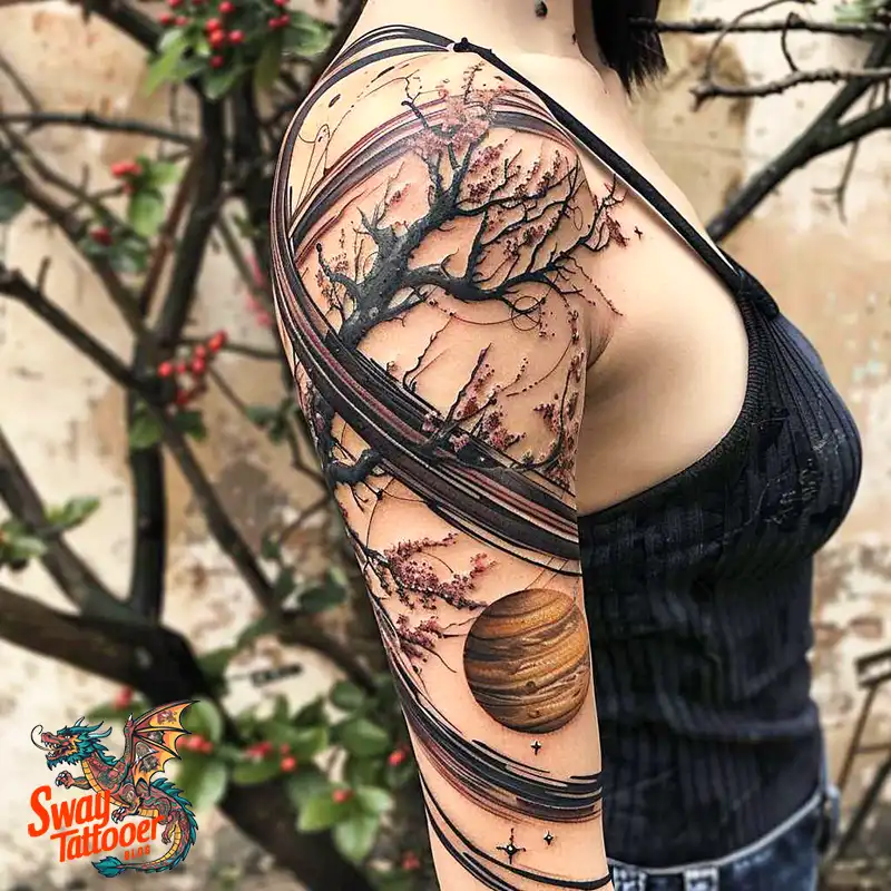 100 Saturn Tattoo Ideas: Out of The World Cosmic Designs 3 saturn tattoo