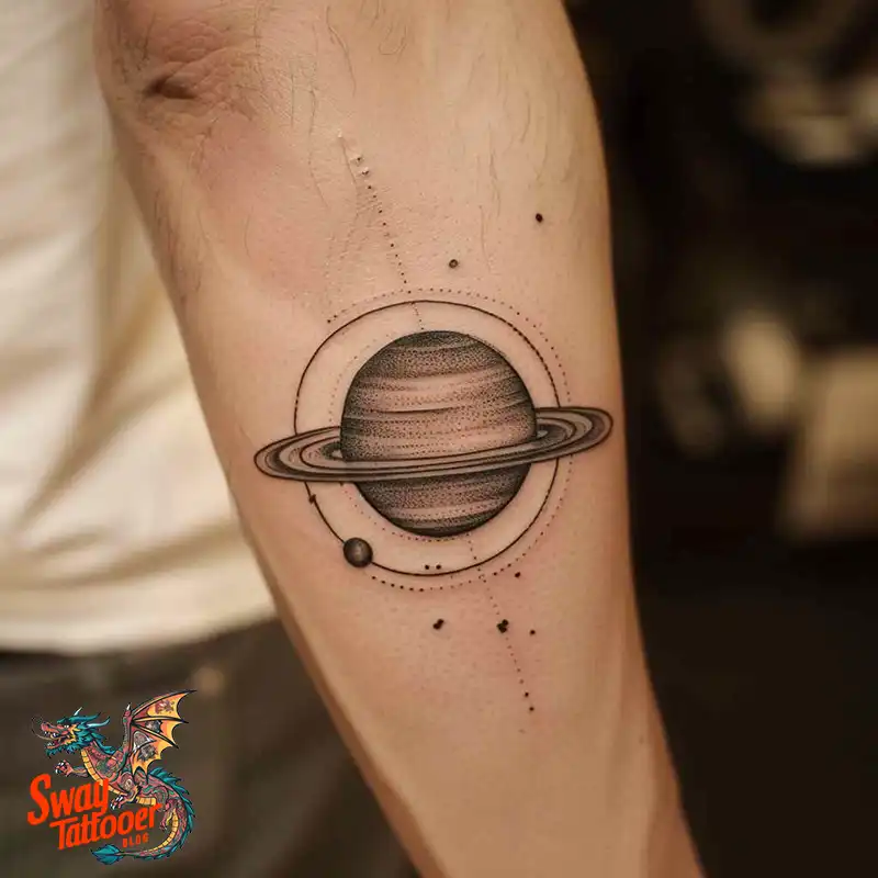 100 Saturn Tattoo Ideas: Out of The World Cosmic Designs 84 saturn tattoo