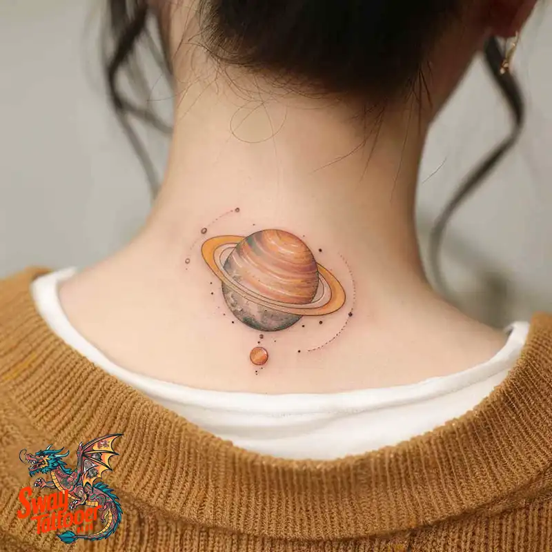 100 Saturn Tattoo Ideas: Out of The World Cosmic Designs 82 saturn tattoo