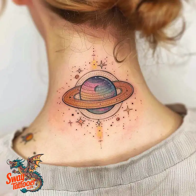100 Saturn Tattoo Ideas: Out of The World Cosmic Designs 81 saturn tattoo