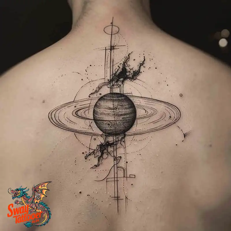 100 Saturn Tattoo Ideas: Out of The World Cosmic Designs 92 saturn tattoo