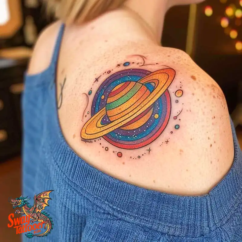 100 Saturn Tattoo Ideas: Out of The World Cosmic Designs 73 saturn tattoo