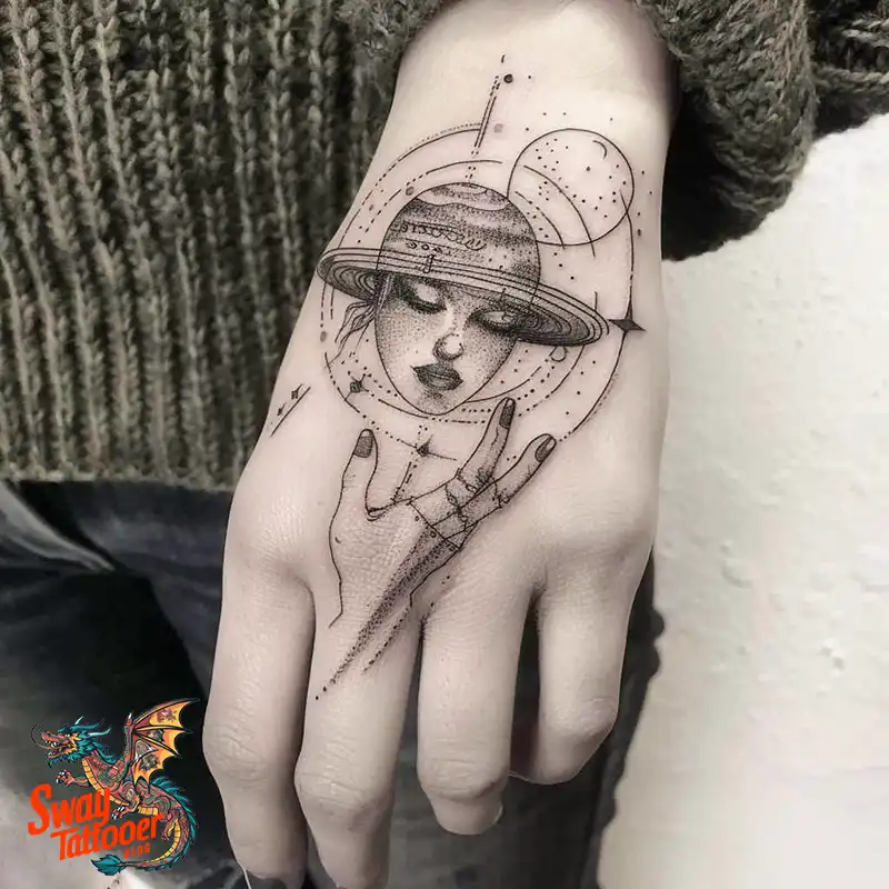 100 Saturn Tattoo Ideas: Out of The World Cosmic Designs 72 saturn tattoo
