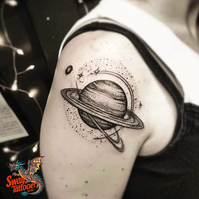 100 Saturn Tattoo Ideas: Out of The World Cosmic Designs 70 saturn tattoo