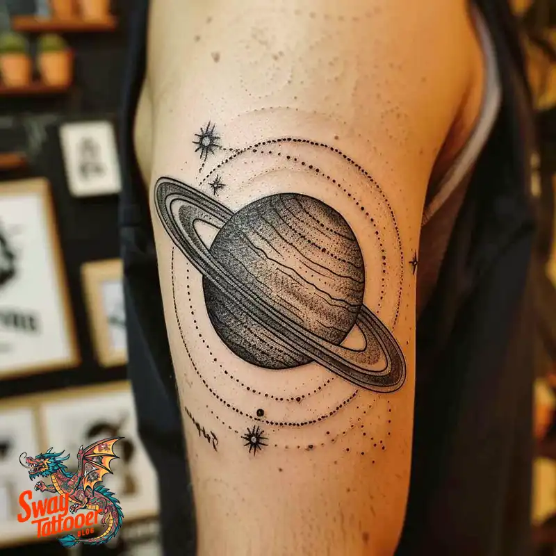 100 Saturn Tattoo Ideas: Out of The World Cosmic Designs 62 saturn tattoo