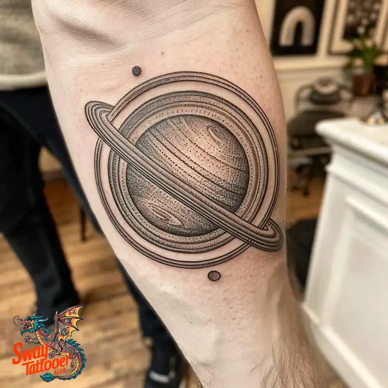 100 Saturn Tattoo Ideas: Out of The World Cosmic Designs 61 saturn tattoo