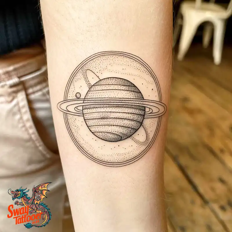 100 Saturn Tattoo Ideas: Out of The World Cosmic Designs 57 saturn tattoo