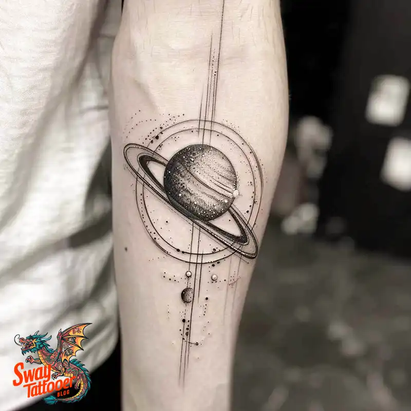 100 Saturn Tattoo Ideas: Out of The World Cosmic Designs 56 saturn tattoo