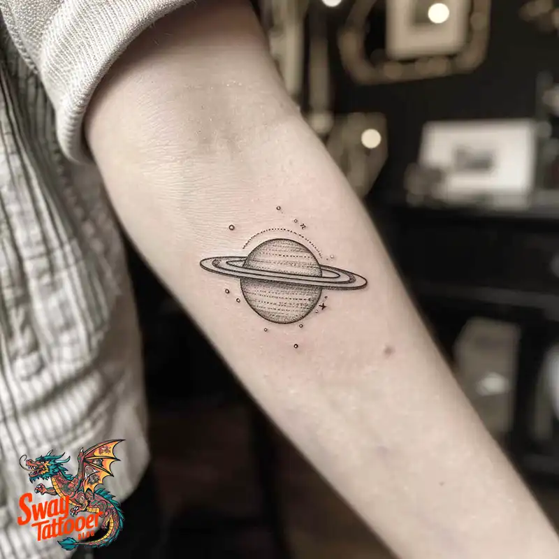 100 Saturn Tattoo Ideas: Out of The World Cosmic Designs 53 saturn tattoo