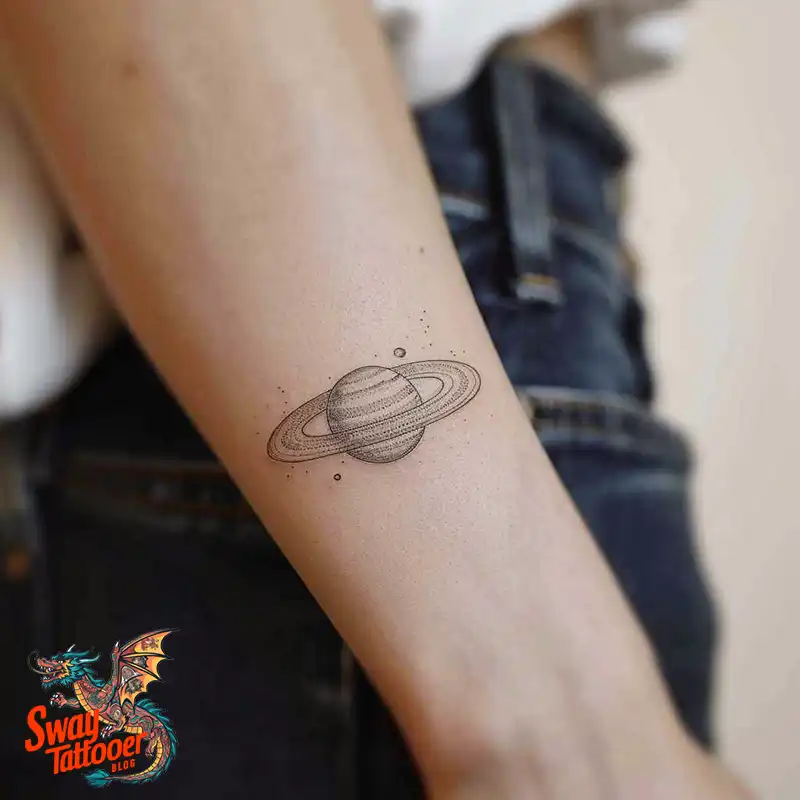 100 Saturn Tattoo Ideas: Out of The World Cosmic Designs 48 saturn tattoo