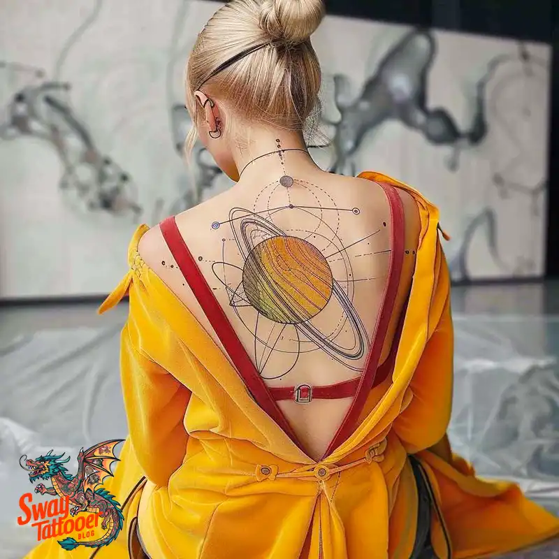 100 Saturn Tattoo Ideas: Out of The World Cosmic Designs 43 saturn tattoo