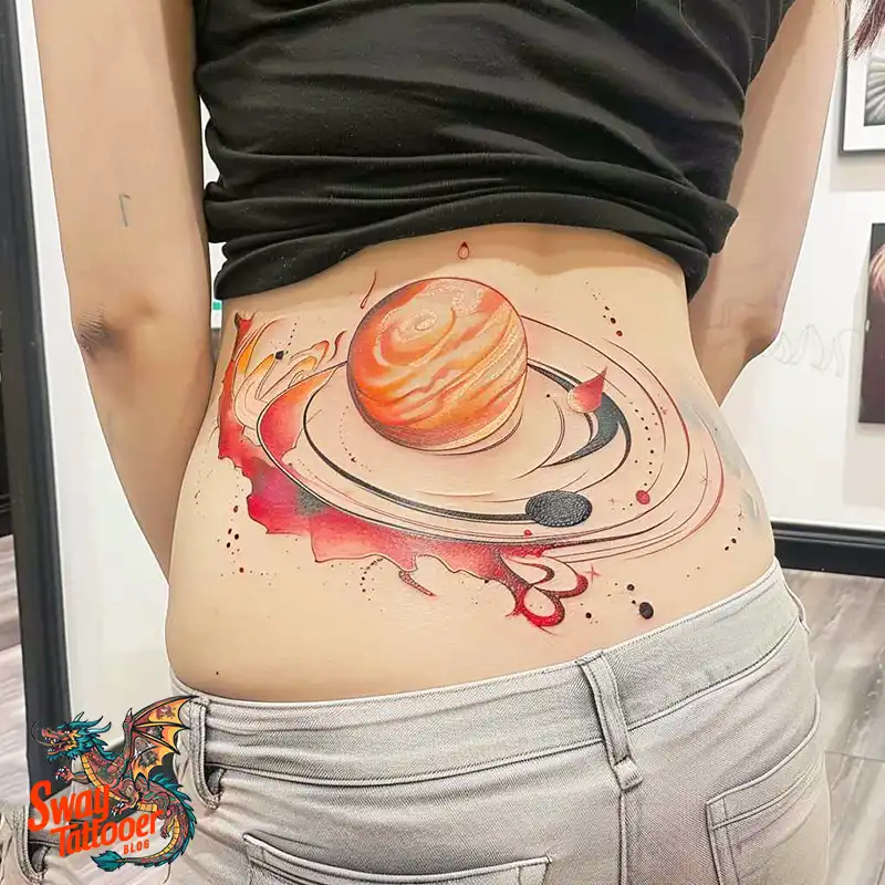 100 Saturn Tattoo Ideas: Out of The World Cosmic Designs 39 saturn tattoo