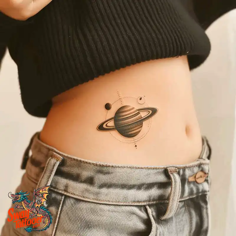 100 Saturn Tattoo Ideas: Out of The World Cosmic Designs 38 saturn tattoo