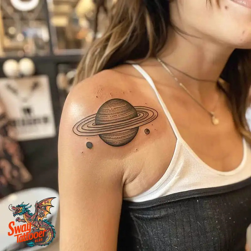 100 Saturn Tattoo Ideas: Out of The World Cosmic Designs 36 saturn tattoo