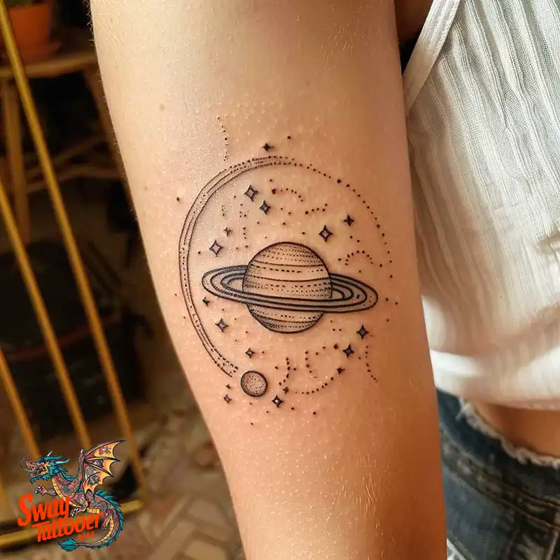 100 Saturn Tattoo Ideas: Out of The World Cosmic Designs 88 saturn tattoo